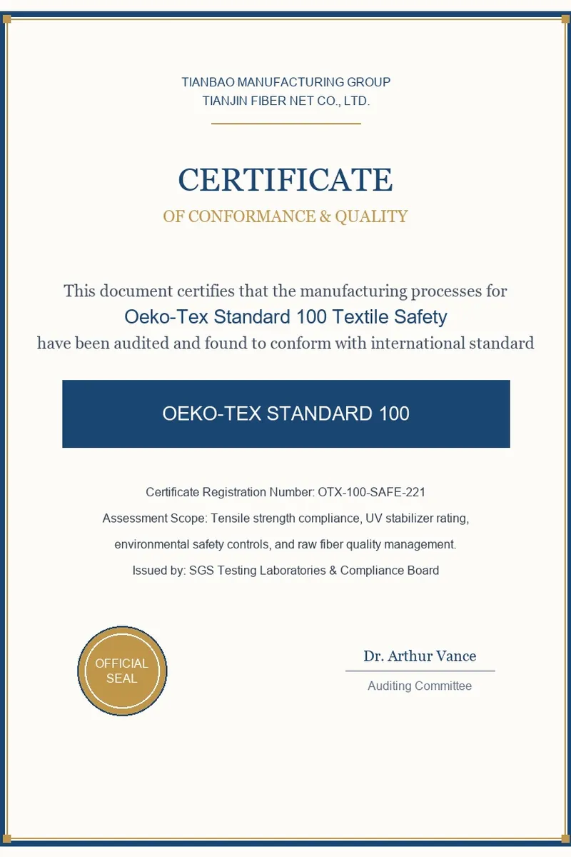 Oeko-Tex Standard 100 Textile Safety